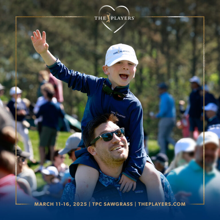 fans at a golf tournament